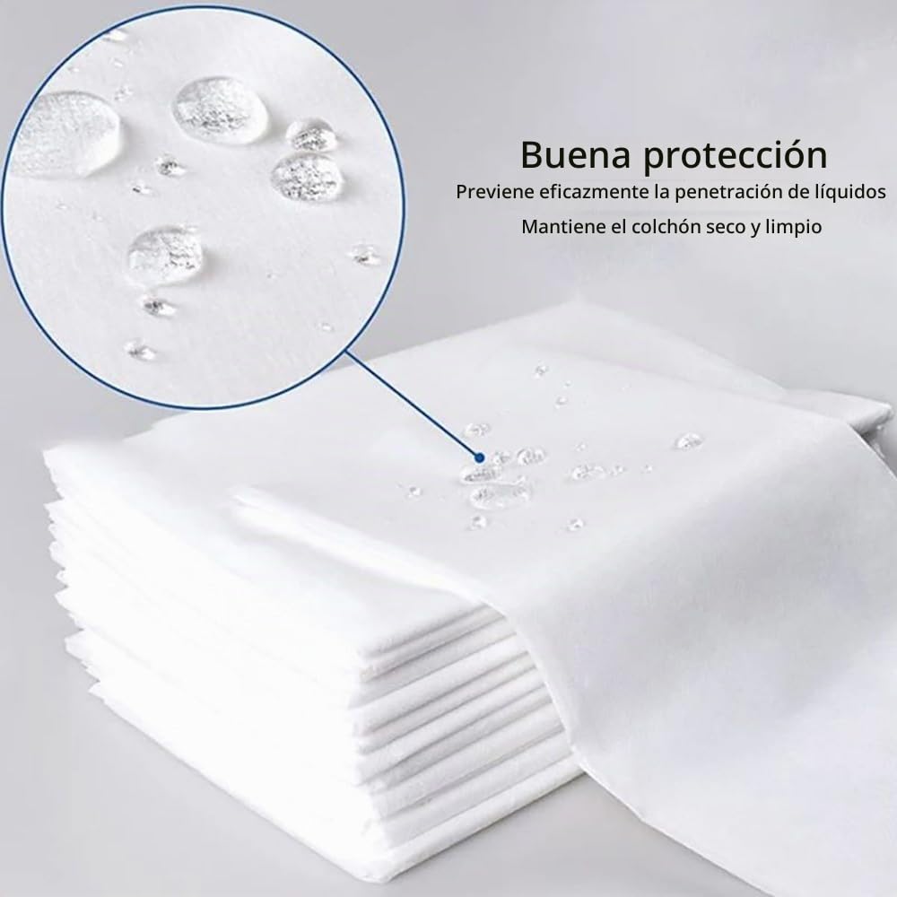 NEWFUN Sabanas Desechables Camilla Masaje，200pcs Sábanas Para Camillas No Tejidas，Sábana de Masaje Suave no Tejida，180x80cm，Adecuado Para Salones de Belleza，Spas，Masajes，Hoteles， Salones de Tatuaje