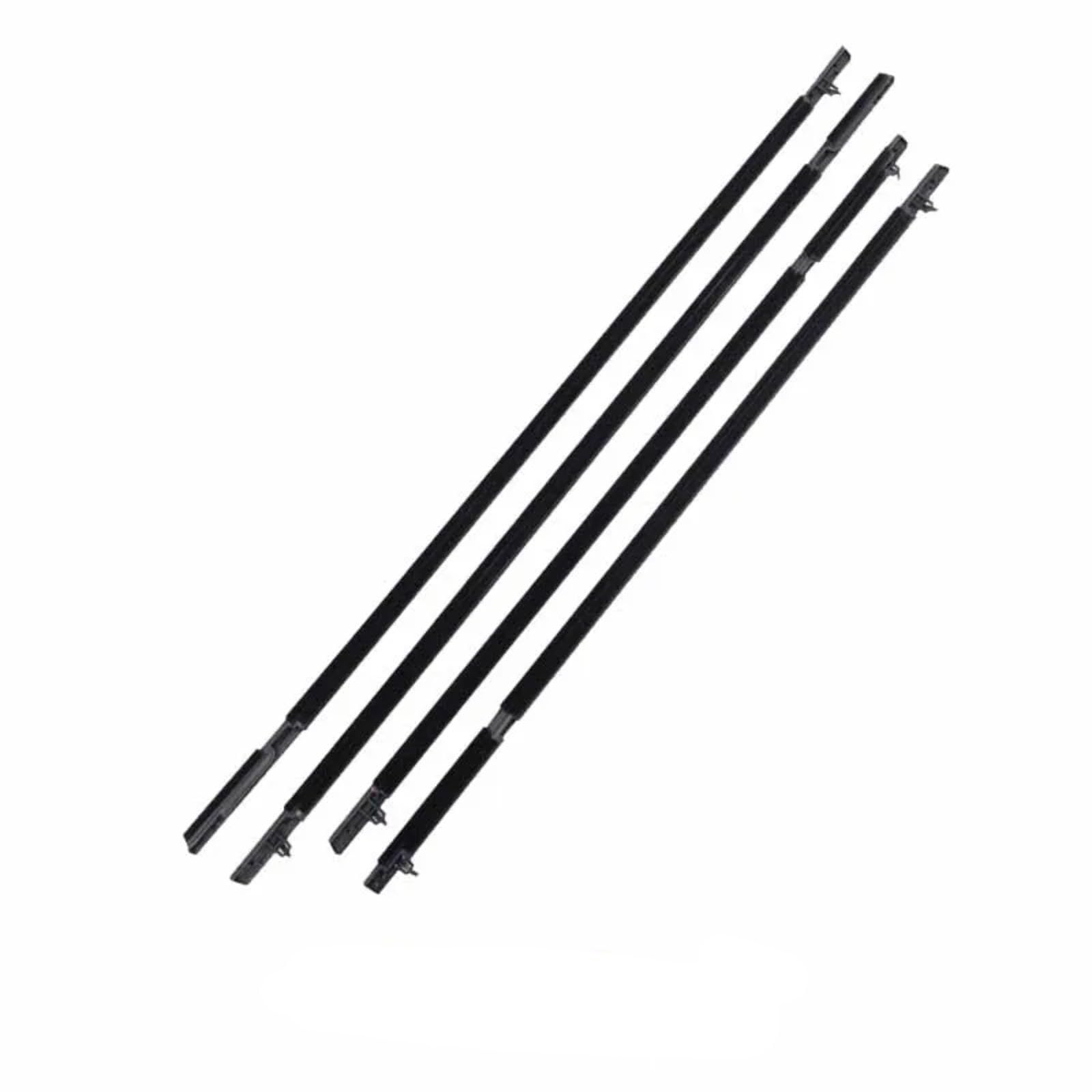 Automotive Window Seals Weatherstrip Window Compatible with Toyota for Land for Cruiser LC100 1998-2007 Car Door Glass Sealed Strips Sealing Belt(4pcs)