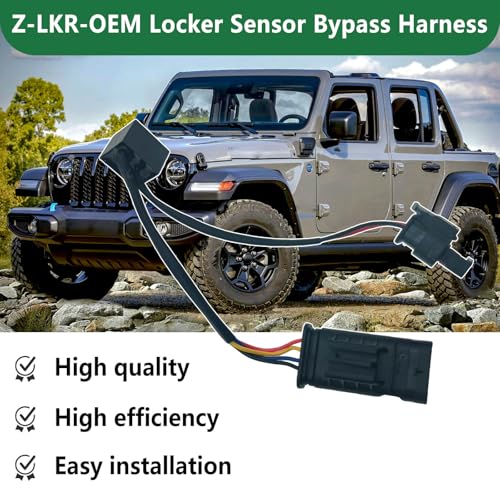 Z-LKR-OEM Locker Sensor Bypass Harness Compatible with Jeep Wrangler JL/JLU 2018–2023 & Gladiator JT Rubicon 2020–2023 | Waterproof Plug & Play Connector Replacement by XYWZV - Used condition - Image 5