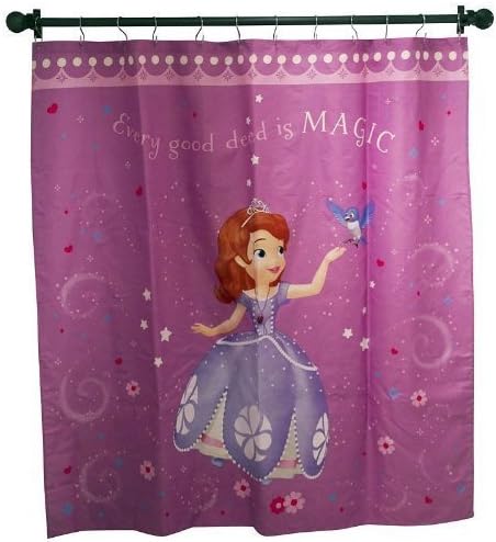 Disney Sofia the First Fabric Shower Curtain