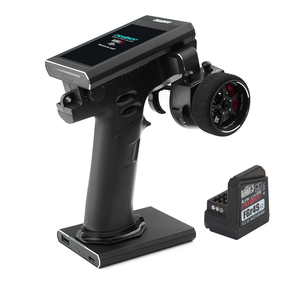 Photo 1 of GoolRC Flysky Noble NB4+ 2.4GHz 8CH Radio Transmitter with FGr4S V2 Receiver for RC Car Boat