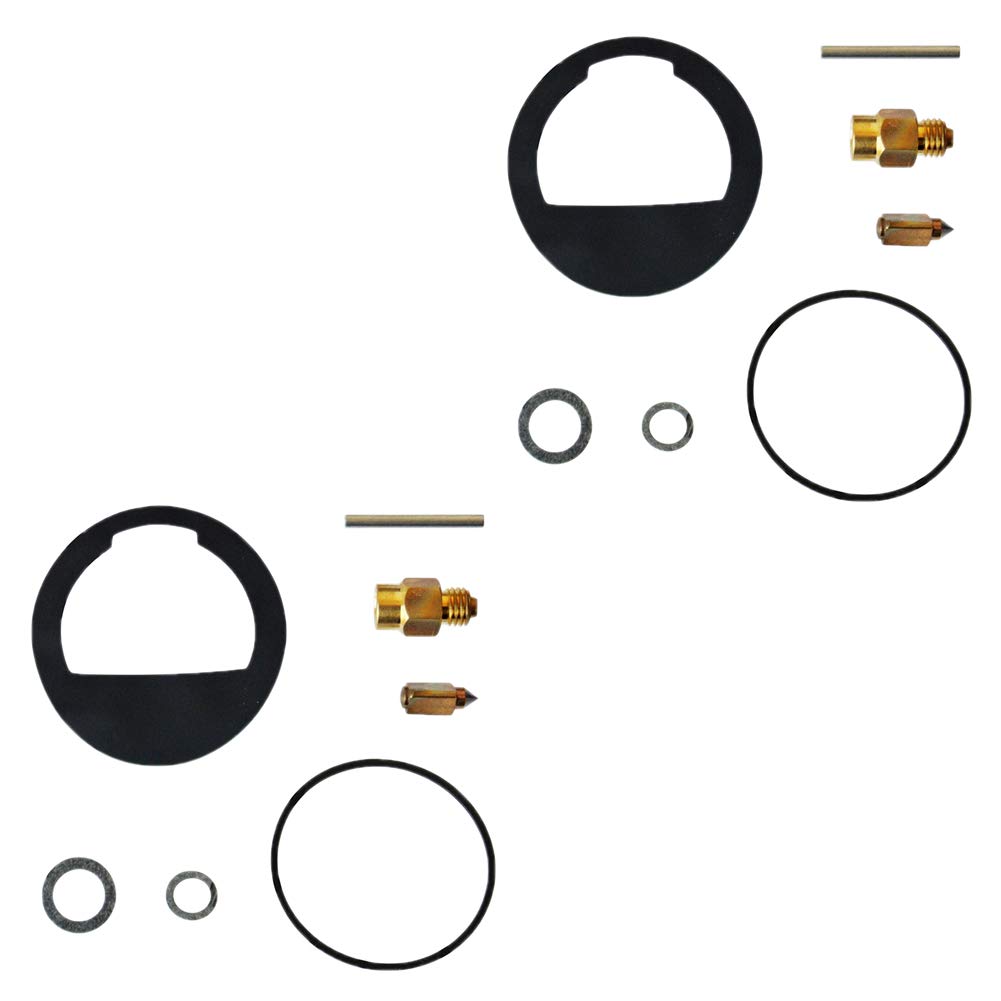 YOFMOO 2pcs Carburetor Rebuild Kit Compatible for Kohler K-Series K90 K91 K141 K160 K161 K181 K191 K241 K301 K321 K330 K331 K341 K482 K532 2575701 25-757-01 2575701S 2575701-S 25-757-01-S 4HP 6HP