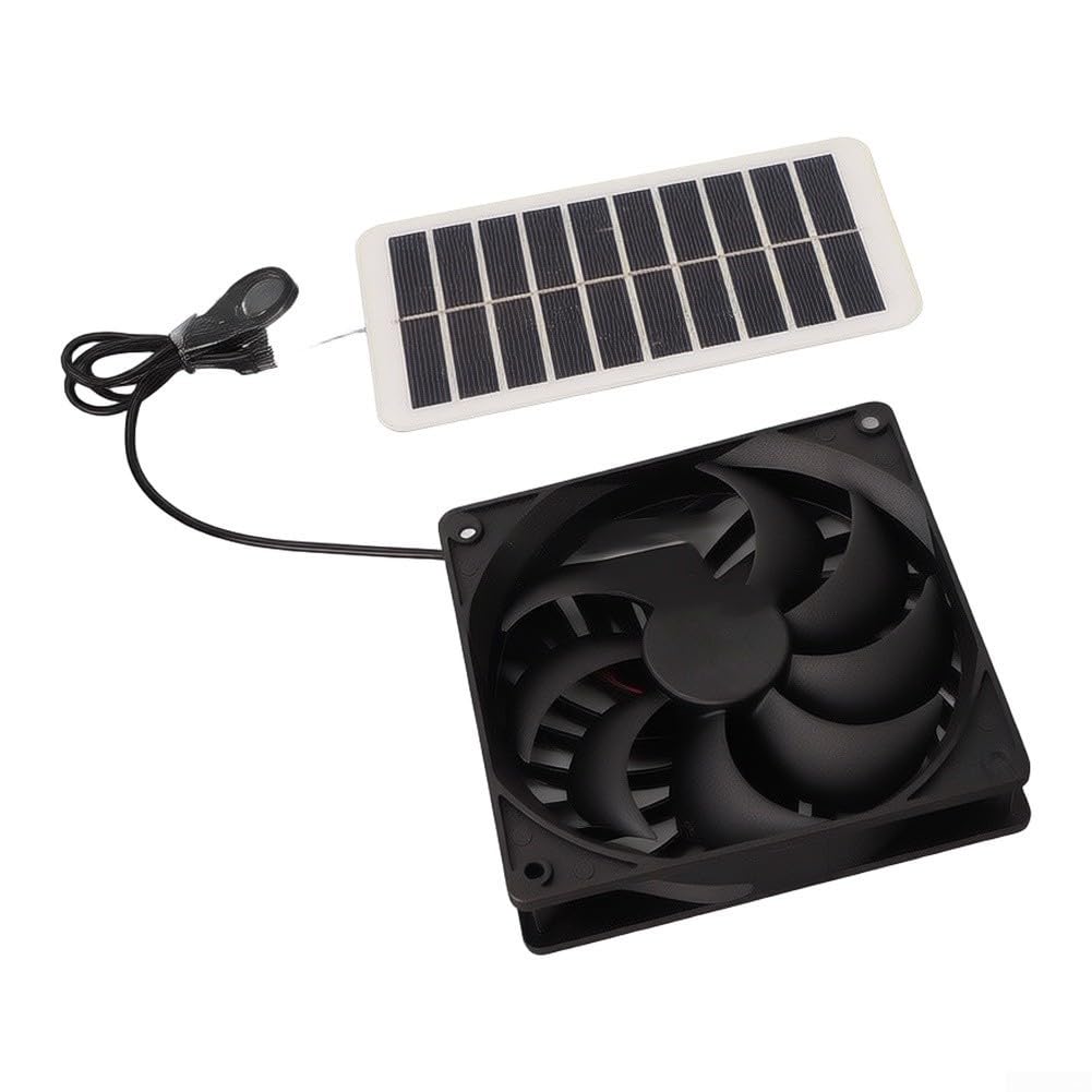 Ventilador Extractor Solar 10W Circulación de Aire