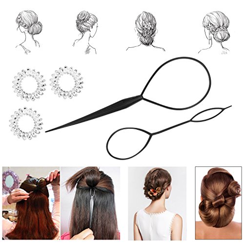 ivencase Accessori Per Capelli Pins Capelli, 28 Tipi set di acconciature Hair Styling Tool, Mix Accessori Set Gioielli per Capelli Donne Ragazze per DIY