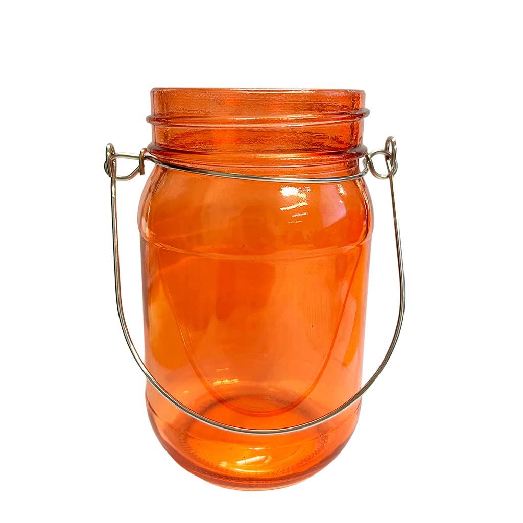 Rex London Orange Jam Jar Tealight Holder