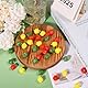 CHGCRAFT 36 Stück 3 Farben Mini künstliche Paprika Miniatur Paprika künstliche Gemüse für Party Herbst Zubehör Bauernhof Restaurant, gemischte Farbe