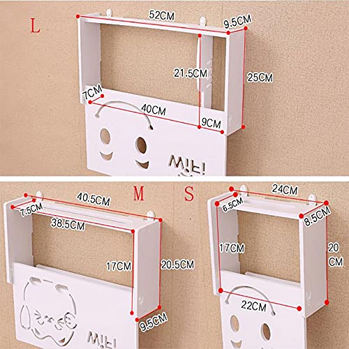 Support de stockage DVD et décodeur TV avec boîte de finition cache-câbles - 5