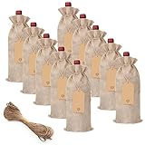 Vielseitig verwendbar: perfekt für Hochzeit, Party, Dekoration, Lagerung, Festivals, Cocktail-Party, Reisen, Geburtstag, Weintasche kann auch als Geschenkbeutel oder Süßigkeitenbeutel verwendet werden.