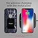 Spigen Kuel MP4-P Metal Plates for Magnetic Car Mount Phone Holder QNMP Compatible (4 Pack - 2 Round, 2 Rectangle) - Black