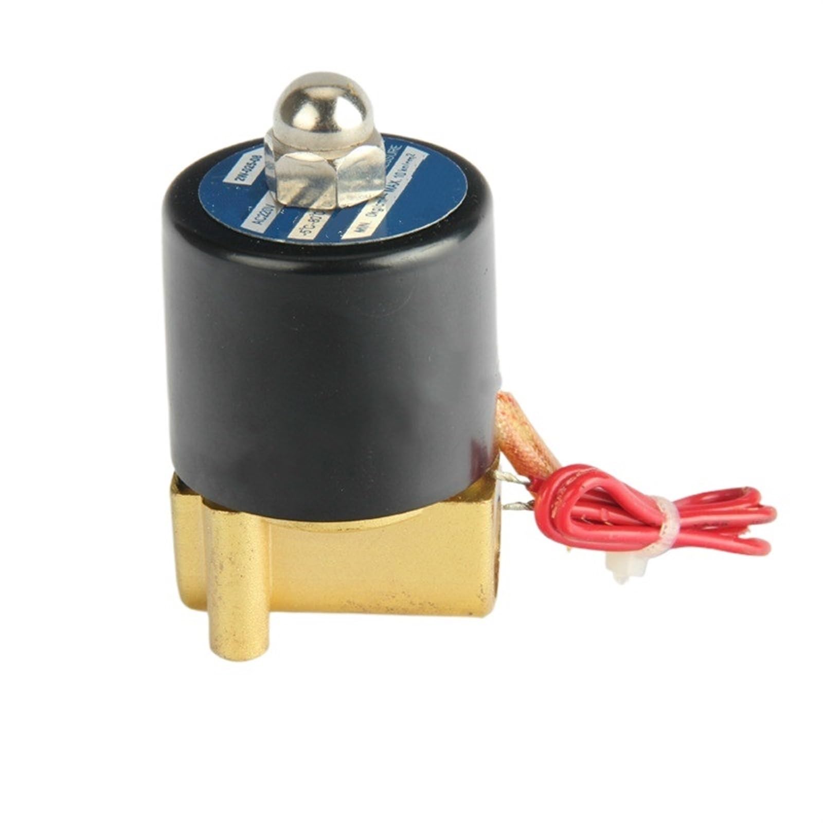 Electroválvula eléctrica de 1/4", 12 V, 24, 220 CA, Agua, Aire, N/C, Gas, 2W025-08(12V)