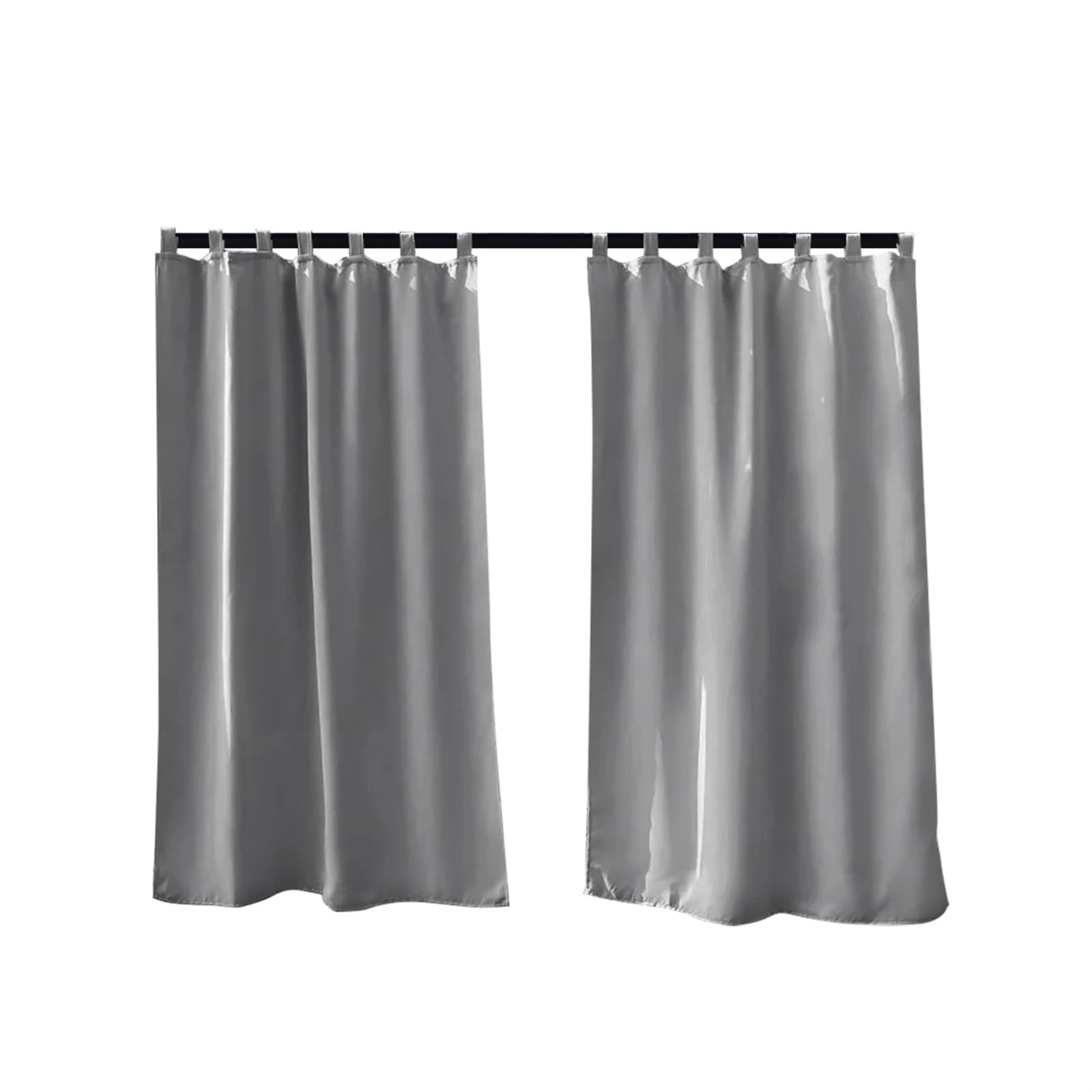 YXINAER Pergola Curtains Waterproof Outdoor Curtains Pergola Blackout For Patio(Grey,132x183cm)