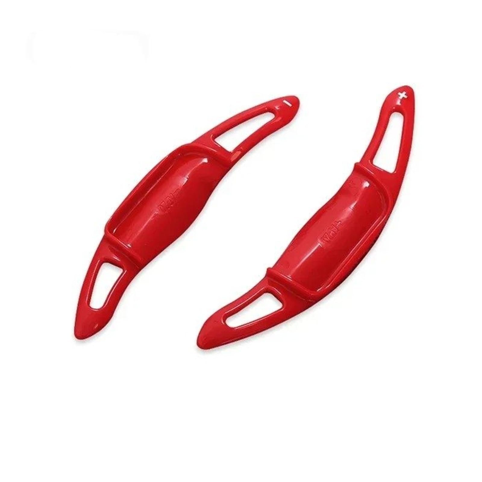 Zhangzhengyao Red Car Steering Wheel Shifter Paddle For Toyota For Caramry For Corolla For Avalon Car Steering Wheel Paddle Shift Abs Carbon Fiber Shifter(Red)