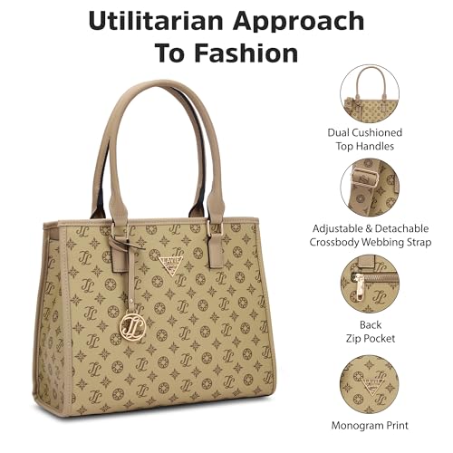 Image of Lavie Signature Women's Benton Tote Bag for Women | Tote Handbag for Work | Ladies purse | Stylish Shoulder Bag | Gift for Women