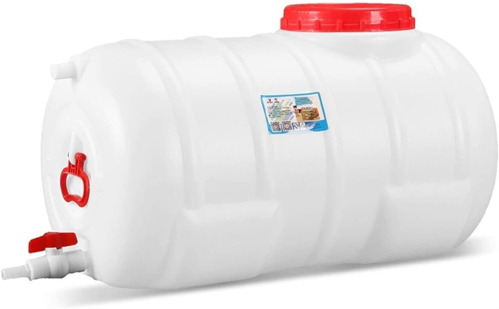 Serbatoio dell'Acqua Grande capacità 75 Litri Serbatoio dell'Acqua Quadrato Orizzontale Plastica con Coperchio E Valvola per Serbatoio dell'Acqua Tour Autoguidati Campeggio Uso Domestico