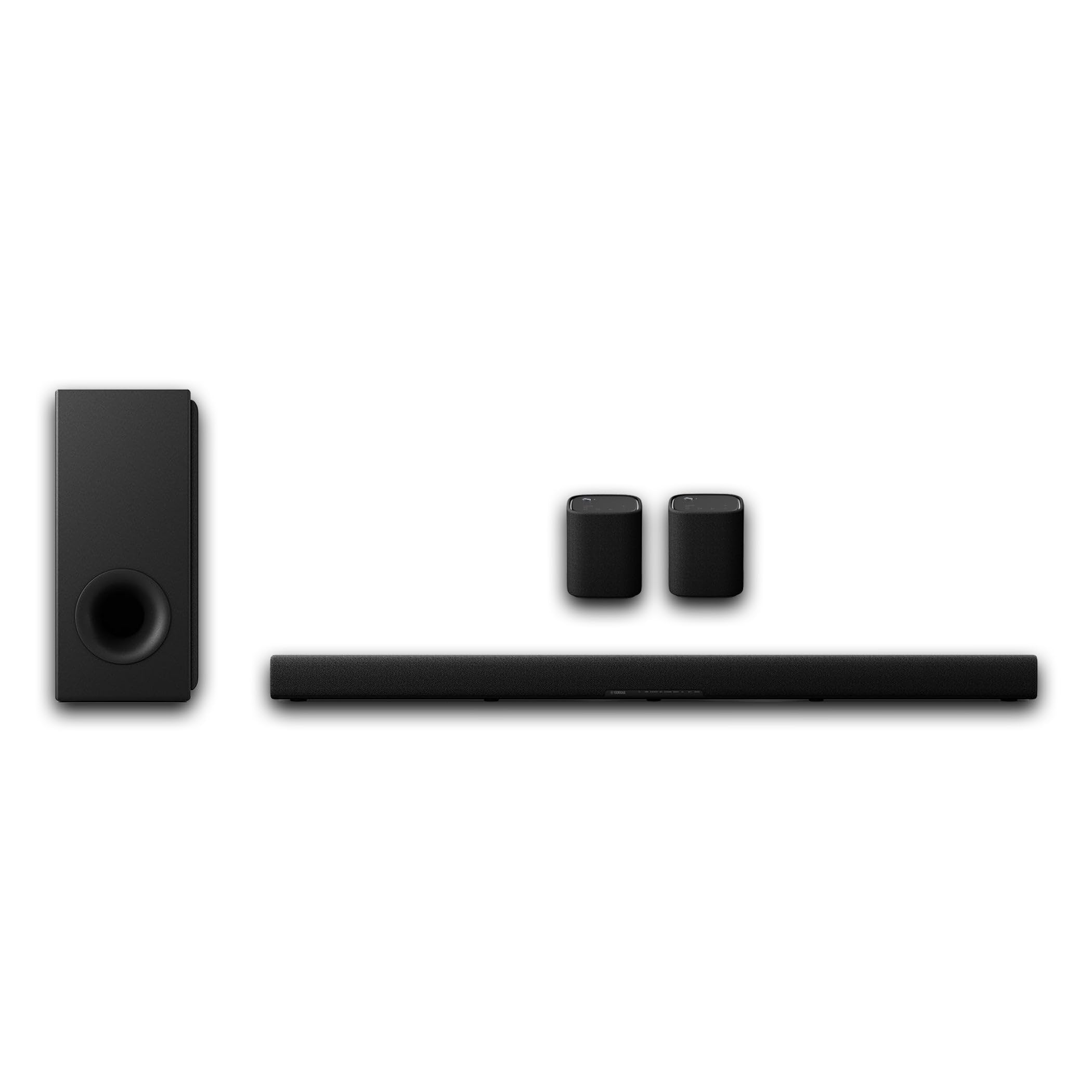 Yamaha True X BAR 50A 5.1 Home Theater Bundle, Includes True X BAR 50A | Dolby Atmos Sound Bar with Wireless Subwoofer + Two True X 1A Wireless Surround Sound Speakers, Bundle