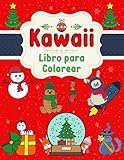 Kawaii Libro para Colorear: 30 ilustraciones Kawaii de navidad, halloween, acción de gracias y año nuevo! – Páginas bonitas y fáciles de colorear para niños y adultos de todas las edades