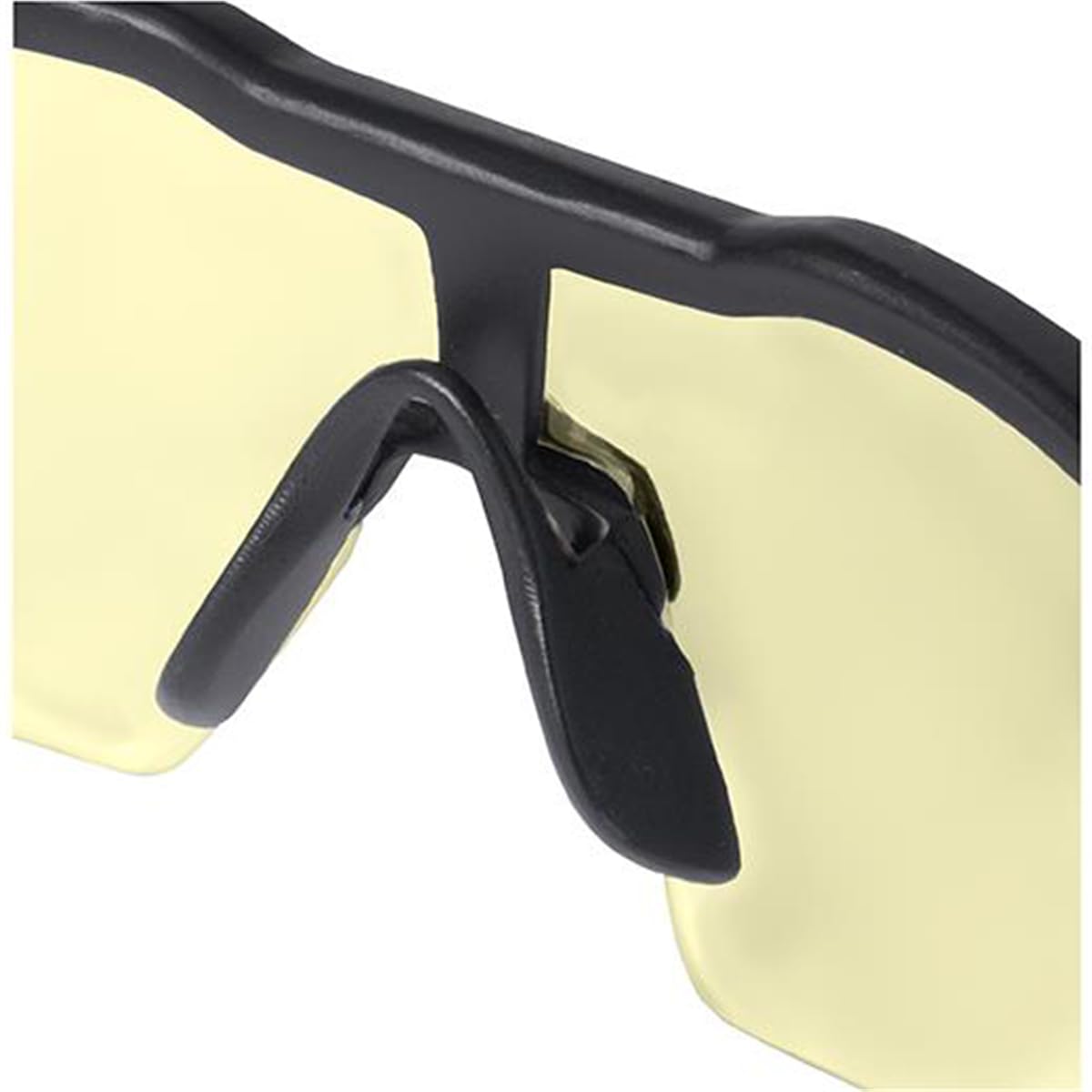 Milwaukee Anti-Scratch Safety Glasses Yellow Lens Black/Red Frame - Case Of: 1;F