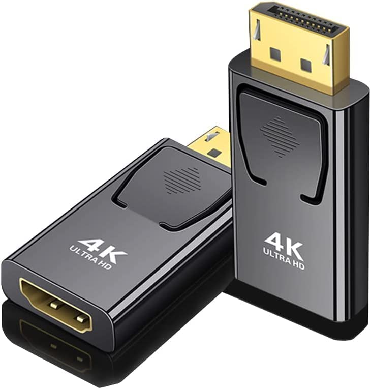 Tobo DisplayPort to HDMI 4K Adapter, Displayport Male HDMI Female DP to HDMI Adapter for 4K TV HDTV Monitors Portable Projectors etc, Pack of-2-TD-496H.-picture-10