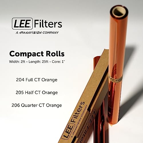 LEE Filters CT Orange Compact Roll, 2ft Wide Polyester Lighting Gel for Converting Daylight to Tungsten Light - Image 4
