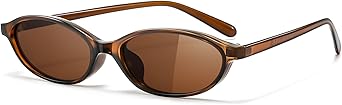 SUNGAIT Womens Retro Oval Sunglasses Chic Cat Eye 90s Style Lightweight UV Protection