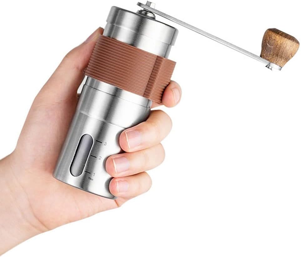 Manual Coffee Grinder, Adjustable Ceramic Conical Burr Coffee Grinder, Hand Coffee Grinder for Pour Over Coffee, French Press