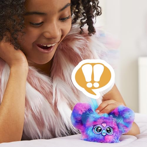 Furby Furblets Luv-Lee Mini, K-POP Musik & Sätze in Furbisch (über 45 Geräusche), Kuscheltier in Pink-Lila-Blau, für Kinder ab 6 Jahren