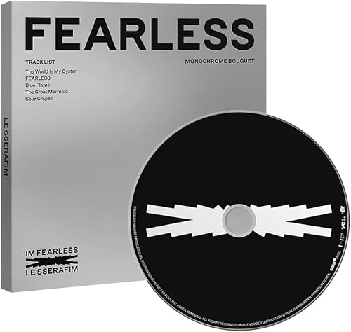 LE SSERAFIM - FEARLESS 1er mini álbum Monochrome Bouquet Ver.