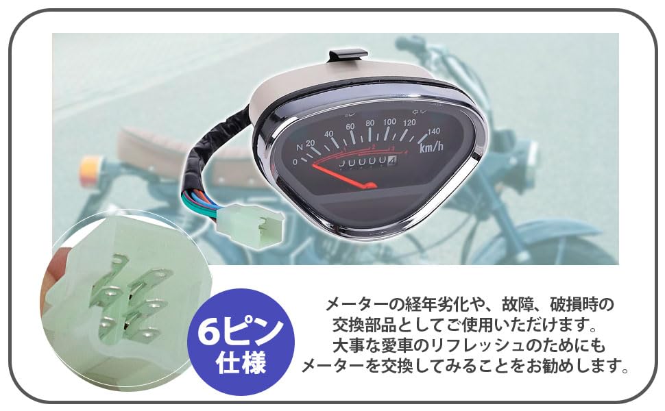 Amazon.co.jp: ホンダ用 スピード メーター 140キロ おにぎり型 140km