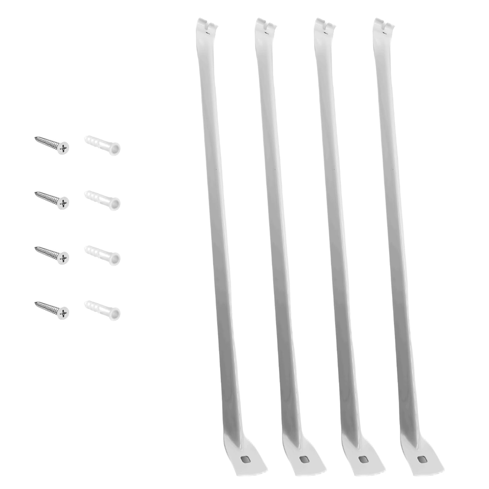 Kalttoy Multicolor 4Lots Epoxy Coated Shelf Brackets Reinforced Stainless Steel Brackets For Wire Shelving Secure Mounting Durability Shelf