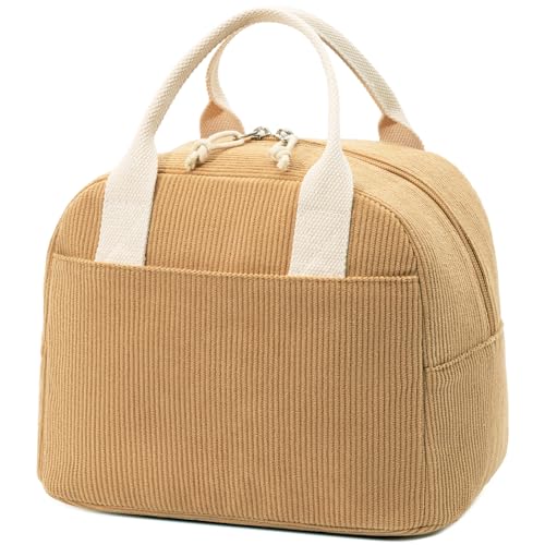 Image of LOVELYWIND Lunch Box for Women Cute Lunch Bags for Women Lunch Tote Bags Reusable Insulated Lunch Box Large Capacity Reusable Insulated Cooler for Work or Travel Gifts or Beach