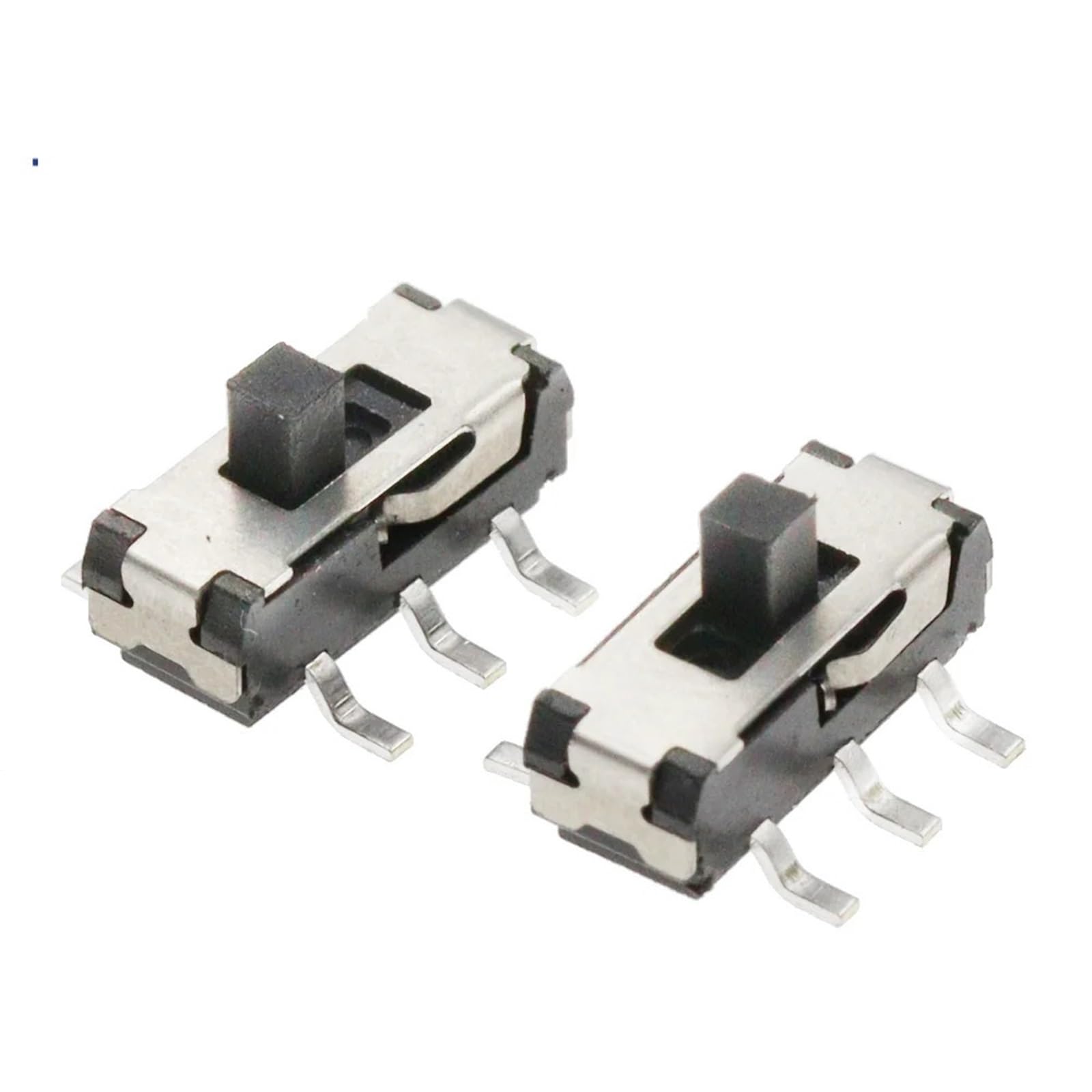 Interrupteur à bascule, Interrupteur à bascule coulissant MSS22D18 2P2T 6 broches SMD, poignée de 2mm for DVD, 100 pièces