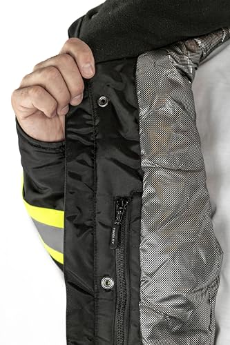 Image of Tingley Cold Gear Men's Jacket With Detachable Hood Hood, Heat Retention