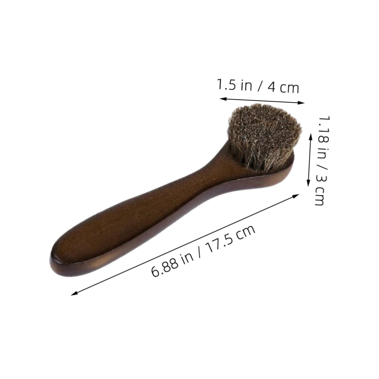Beavorty 5 Sätze Stiefelpoliturschrubber Stiefelreiniger Schuhputzbürste Schuhbürstenreiniger Schrubben Wildleder Weiß Stiefelpolitur-kit Schuhe Pinsel Holz 2 Stücke * 5