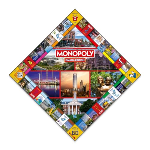 Monopoly Omaha NE Edition 2-6 jugadores juego de mesa miniatura 3
