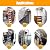 TECHTONGDA Attic Loft Stairs Pull Down Attic Ladder, 12 Steps Folding Ladder Loft Stair, Narrow Wall-mounted Pulldown Attic Stairs with 9.8ft Height Aluminum-Magnesium Alloy Retractable Folding Stairs