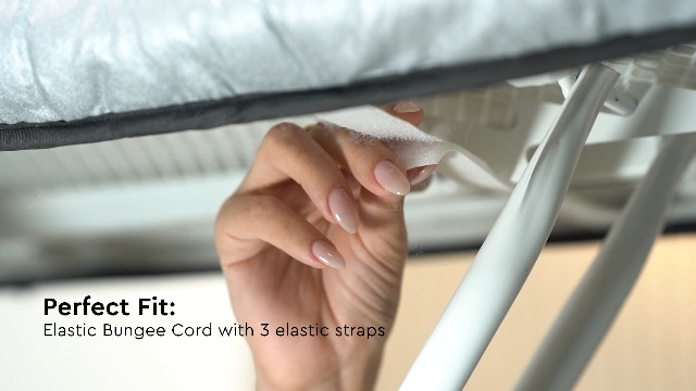 Copriasse Da Stiro Encasa Homes - Rivestimento Riflettente In Cotone E Silicone, 112x34 Cm - Foto 9