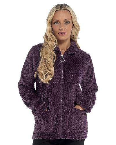 Undercover Veste en polaire côtelée à fermeture éclair LN1693 Pourpre 44-46