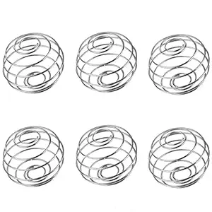 BodunDirect 304 Stainless Steel Replacement Shaker Ball Wire Whisk Shaker Mixer Blender Mixing Ball Bottle Cup Blend Shaker Bottle (6)