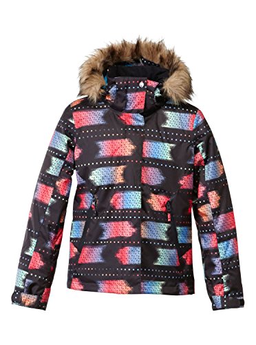 Roxy Big Girls' American Pie Girl Print Snow Jacket