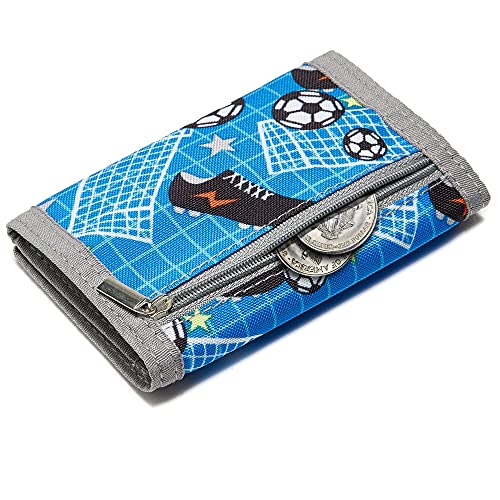 Image of TATAANTY kids Wallet for Boys Teen Girls ages 6-16 Trifold,Toddler Wallet with Zippered Coin Pocket and Card Holders, Unique Birthday Gifts for Children, colour.23, Cute