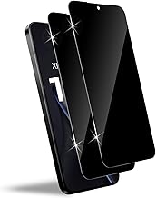 HidWee Anti-spy Tempered Glass Compatible with Xiaomi 15T / Xiaomi 15T Pro, 2 Pieces 9H Hardness Screen Protector Anti-Spy, HD Anti-Scratch Bubble-Free Screen Protector Film