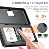 NP-BN1 Battery(2 Pack) and Charger(2CH) Set,Camera Accessories kit for Sony Lithium Ion NPBN1,DSC-WX30,WX50,WX100,WX150,WX200,TX100V,X30,TX10,TF1,WX220,Replacement Rechargeable Dual Batteries Case