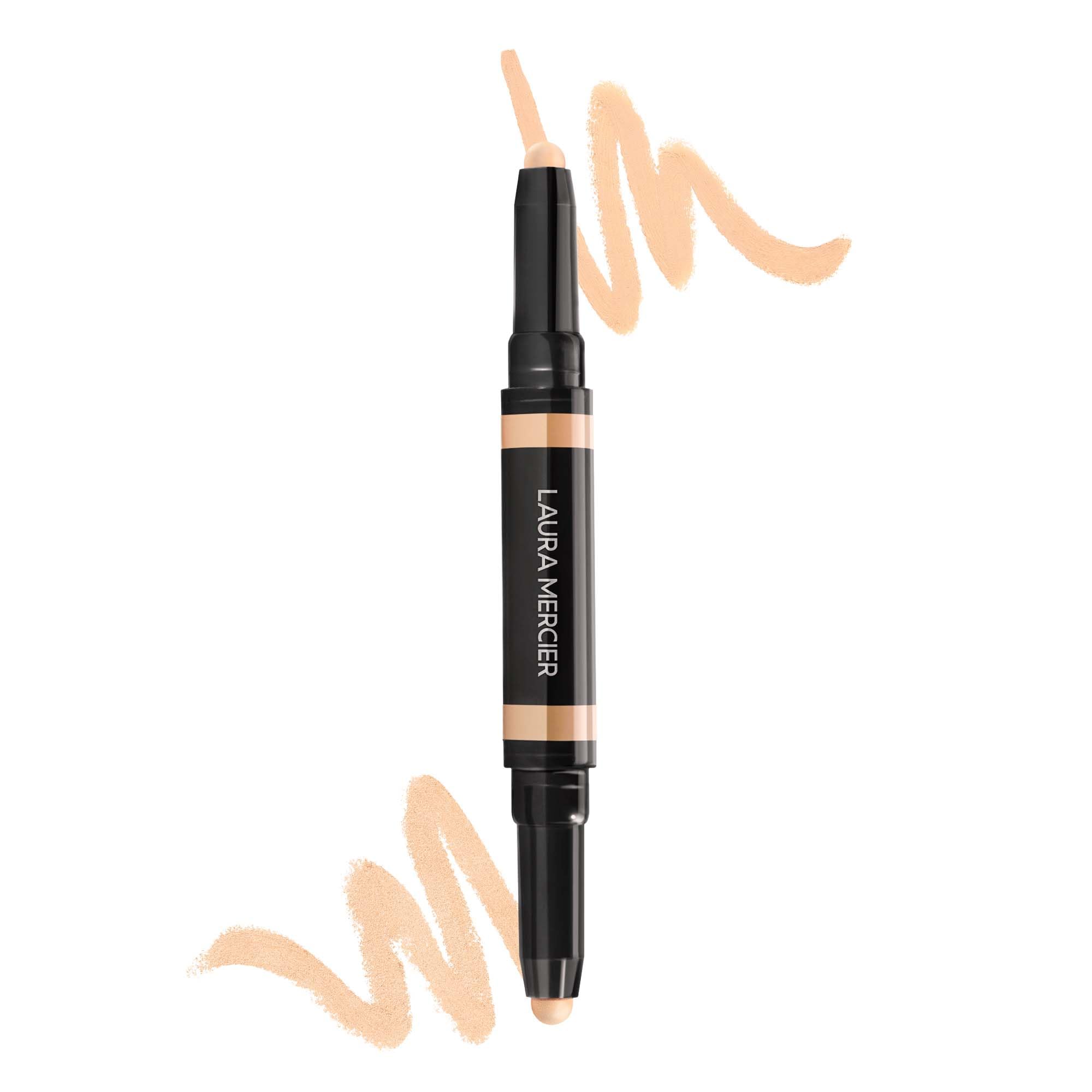 Laura MercierSecret Camouflage Brighten and Correct Duo, 2-in-1 Face and Under Eye Concealer Stick, Blurs Imperfections and Reduces Appearance of Undereye Dark Circles, Full Coverage