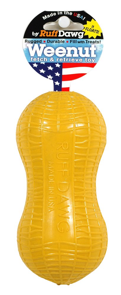 Ruff Dawg Weenut Floating Dog Toys – Bouncy, Squishy & Durable for Aggressive Chewers – Perfect for Fetch, Outdoor Play & Teething Relief – Neon Colors