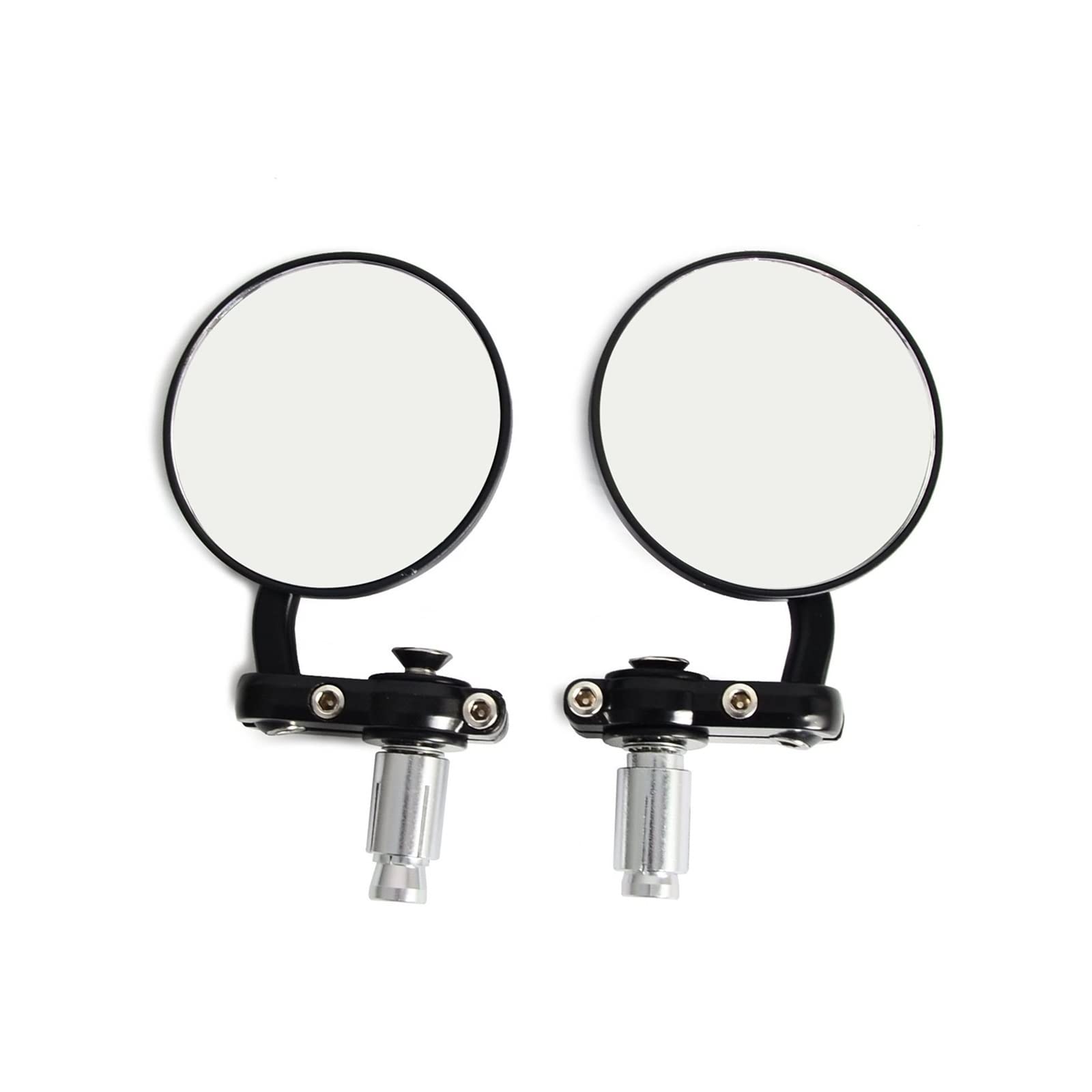Motorcycle Rearview Mirrors Pour Yamaha Rond Ellipse Miroir Moto Guidon Réglable Vélo Équitation 1 Set Rétroviseur Vélo Rétroviseurs Moto