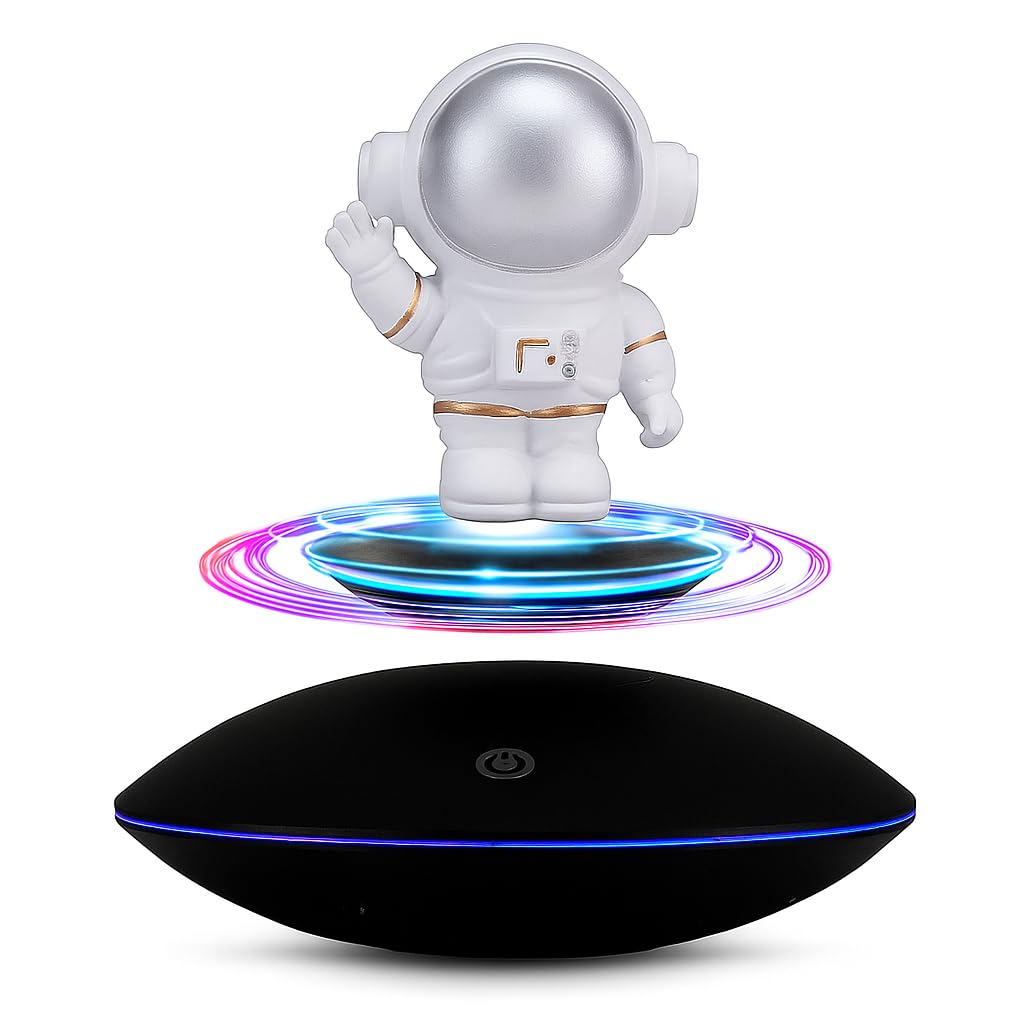 Soporte magnético de levitación – Pantalla magnética flotante giratoria de 360 grados para decoración y regalos levitantes – Plataforma de levitación estable para decoración de escritorio – Modelos de