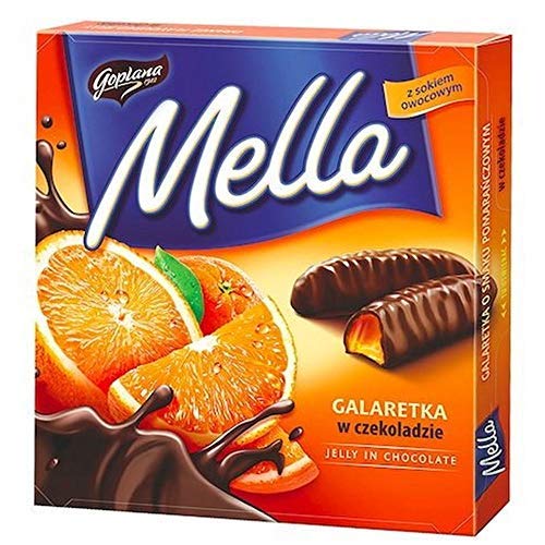 メルメルメカリカリ Amazon.com : Jutrzenka MELLA Cocolate Coated Orange Jelly, 6.7oz
