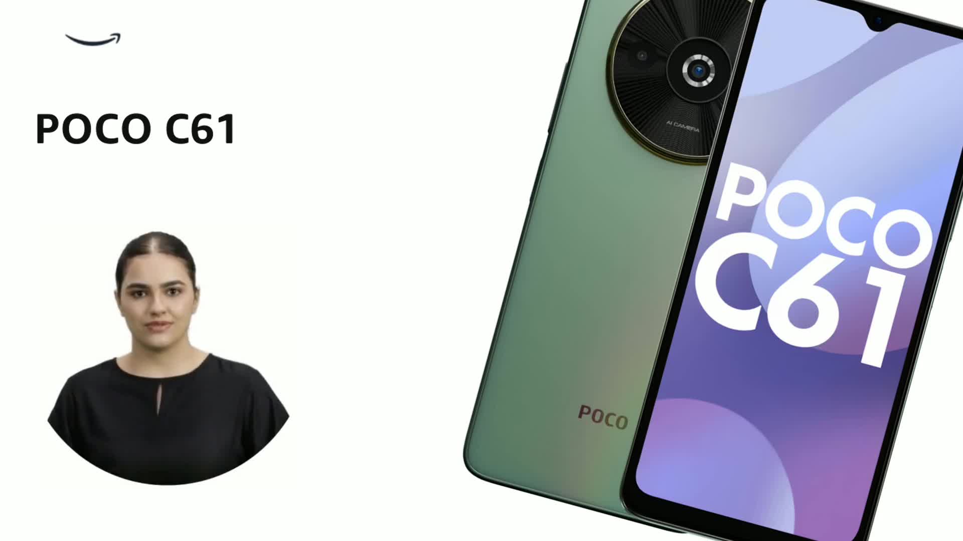 Refurbished) POCO C61 (Green, 4GB RAM, 64GB Storage) : Amazon.in
