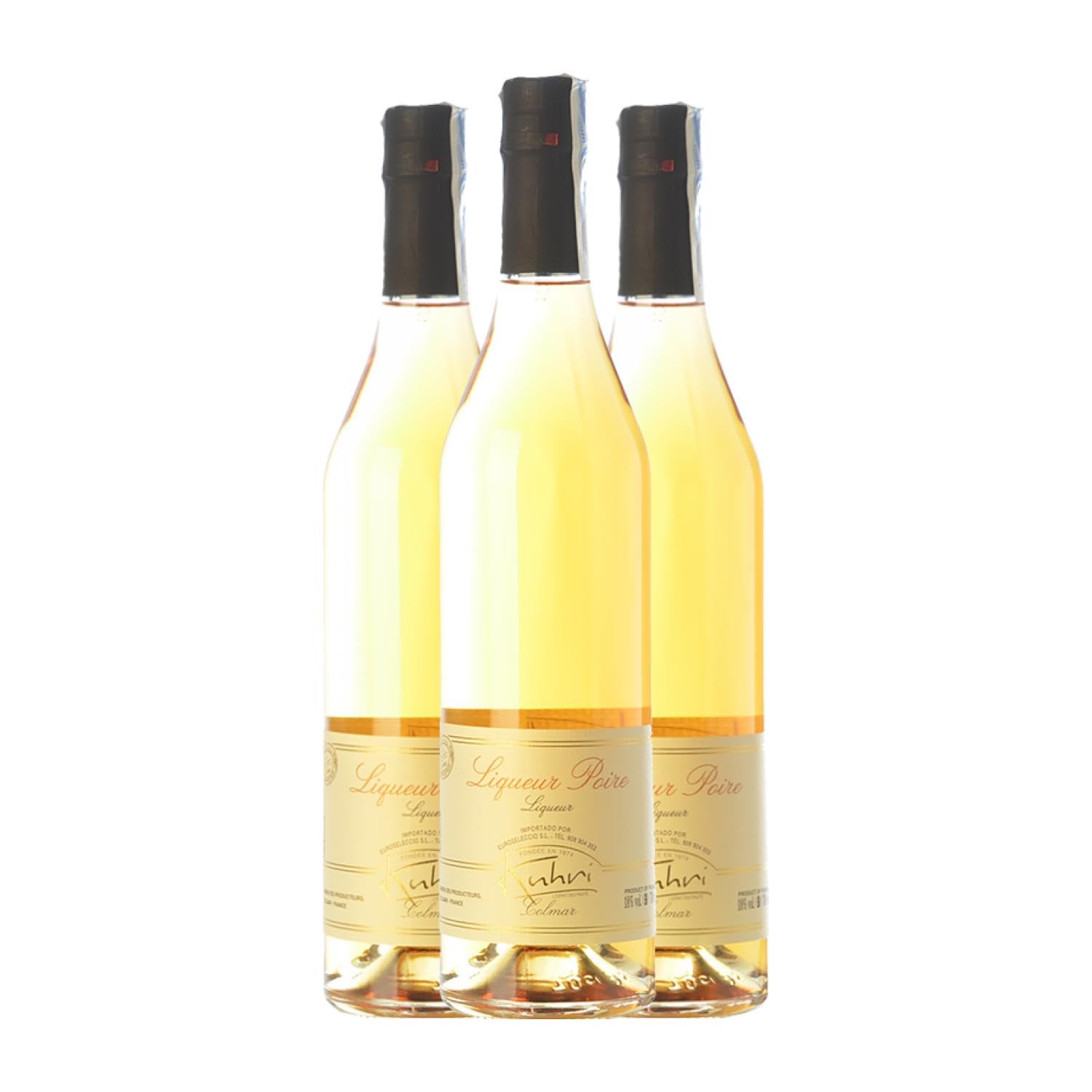 Licores Kuhri Poire William 70 cl (Caja de 3 Botellas de 70 cl)