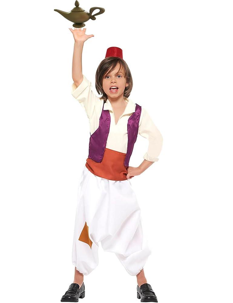 Amazon.co.jp: [SCLYX] アラジンコスプレ衣装 キッズ 子供